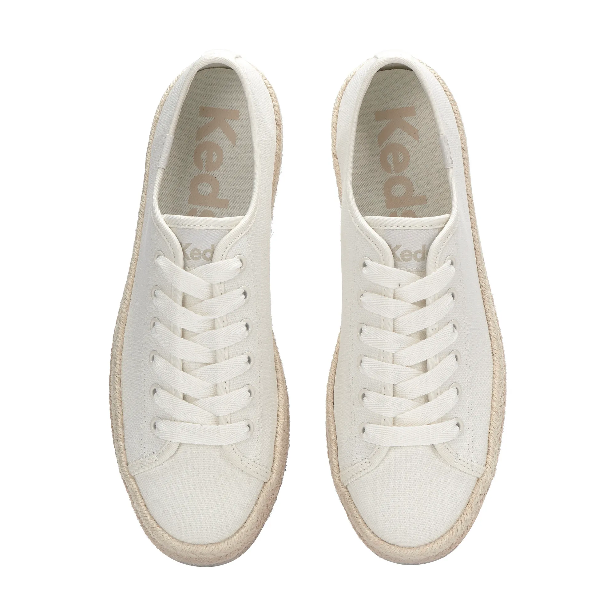 Triple Up Canvas Bottom Foxing Stripe Lace Up - Image 4