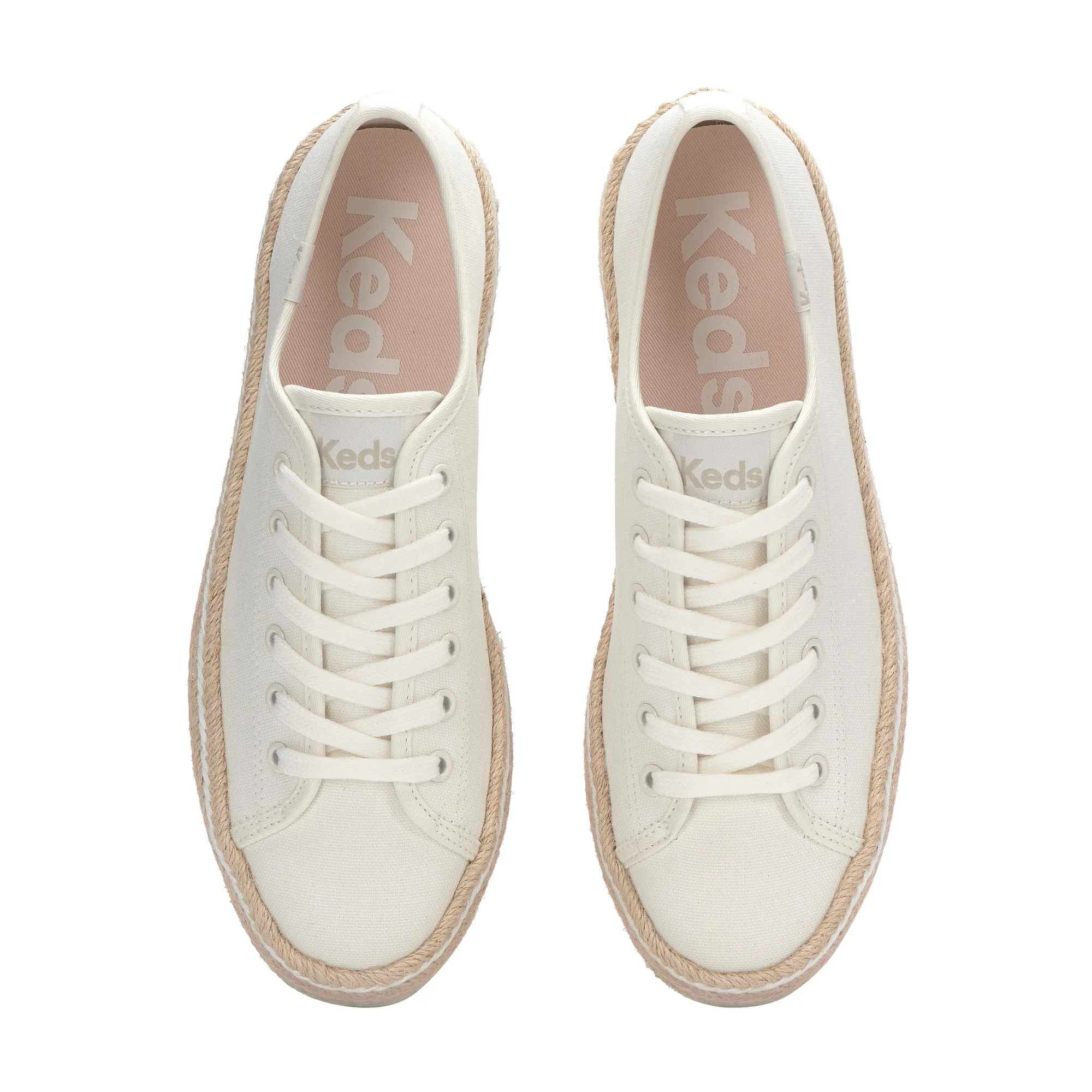 Triple Up Canvas Bottom Foxing Stripe Lace Up - Image 9