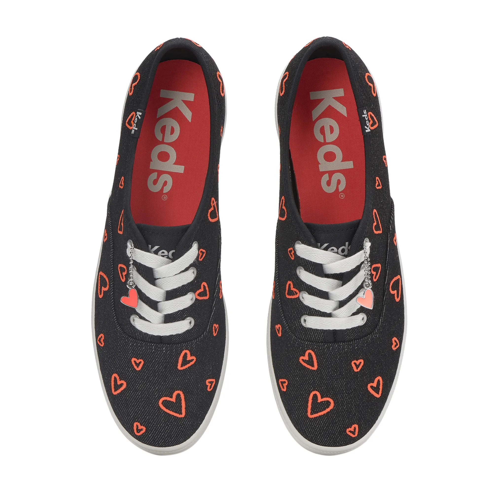 Champion Denim Heart Embroidery Lace Up - Image 4