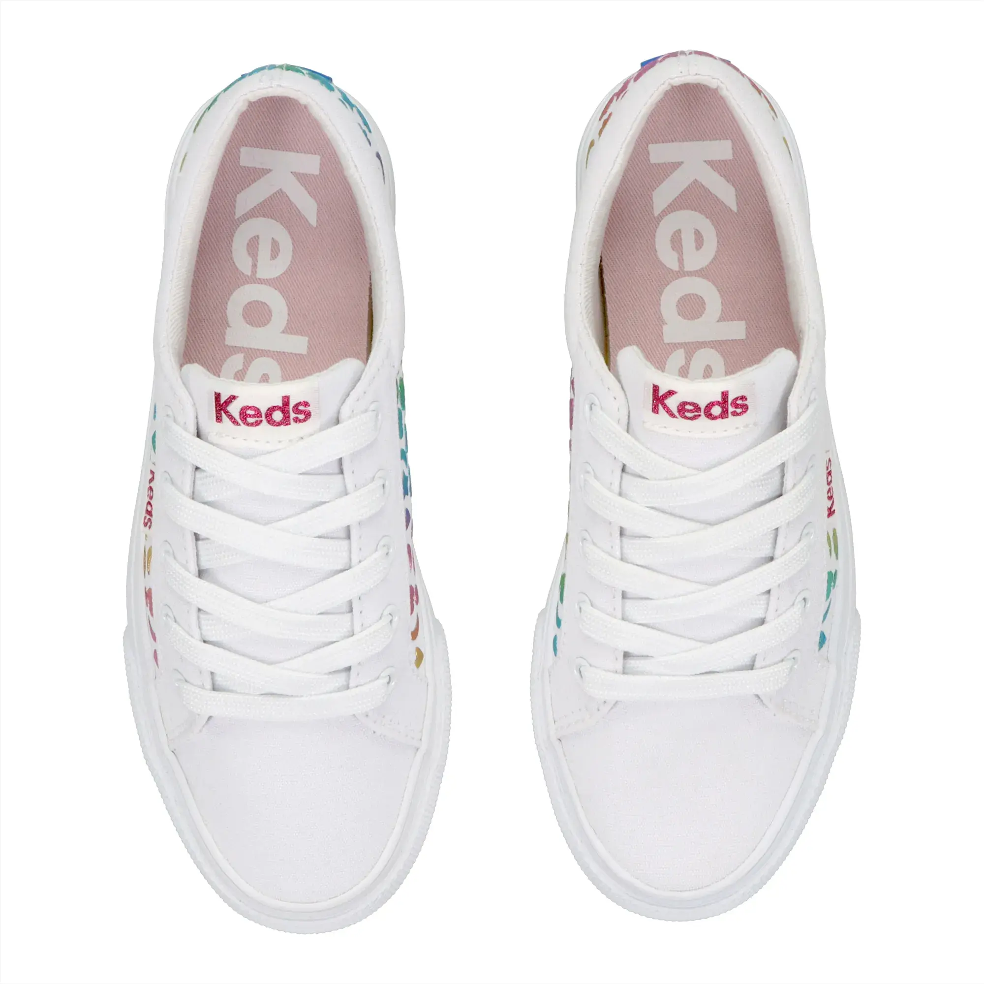 Big Kids Jump Kick Studded Foil Lace Up - Image 3
