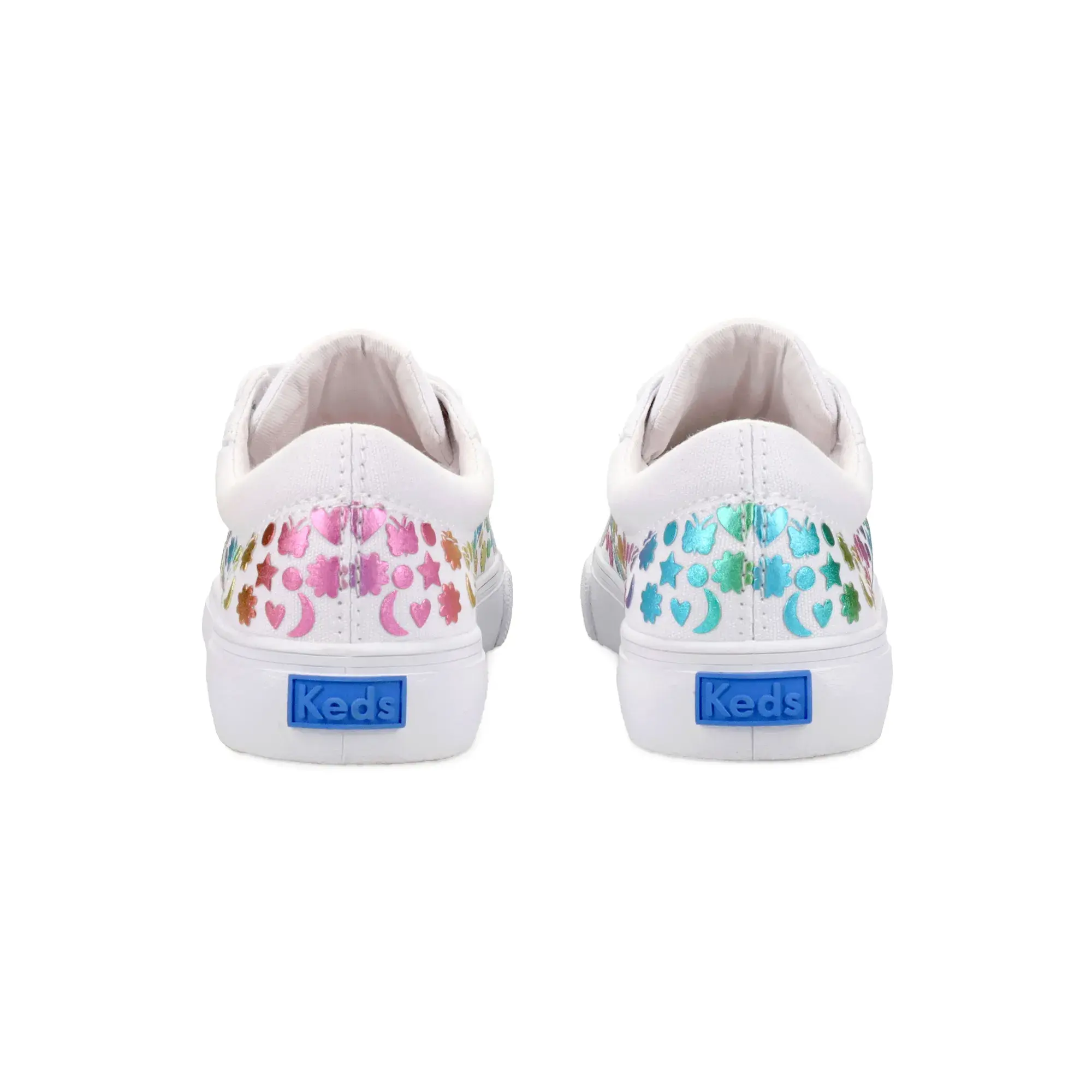 Big Kids Jump Kick Studded Foil Lace Up - Image 5