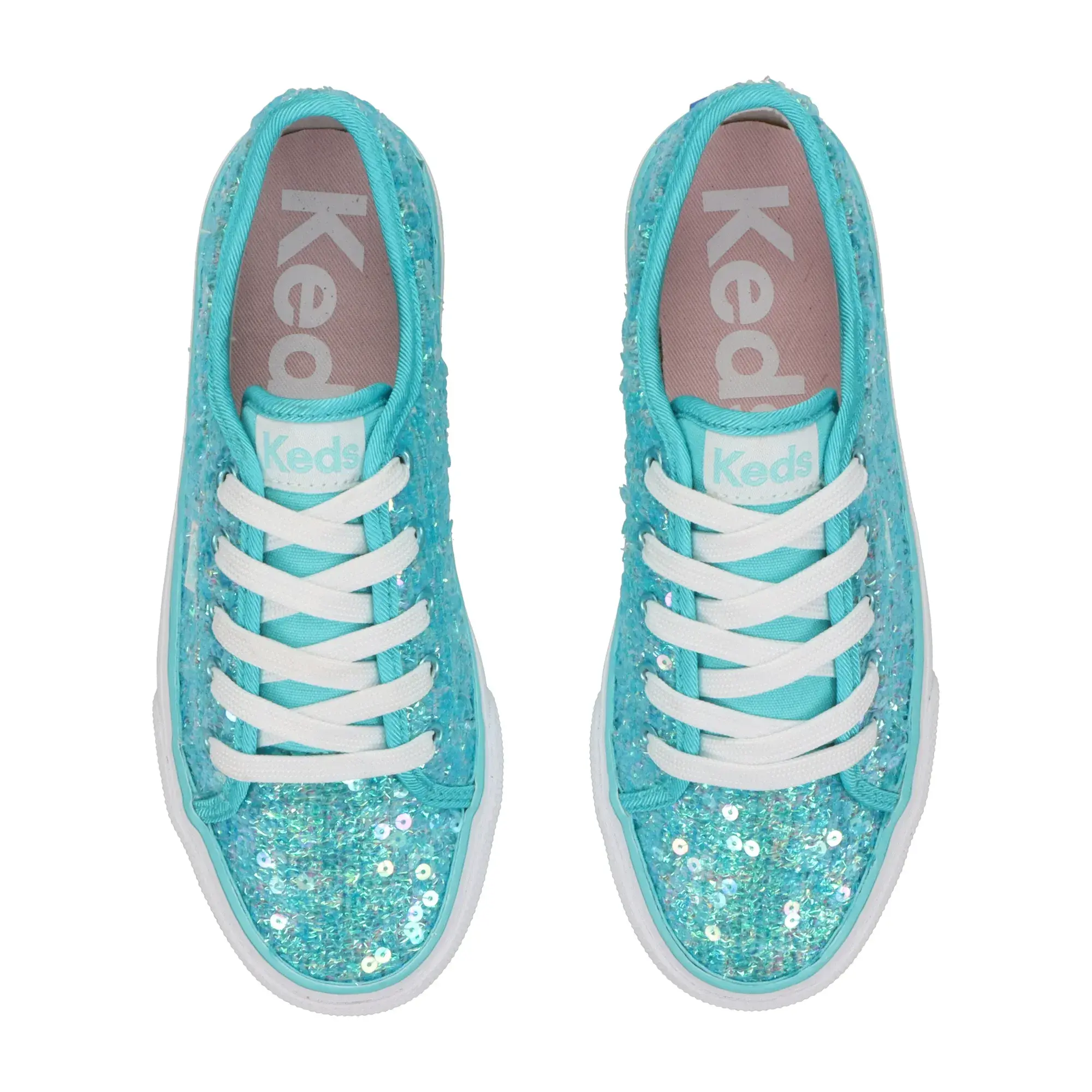 Big Kids Jump Kick Sequins Lace Up - Image 3