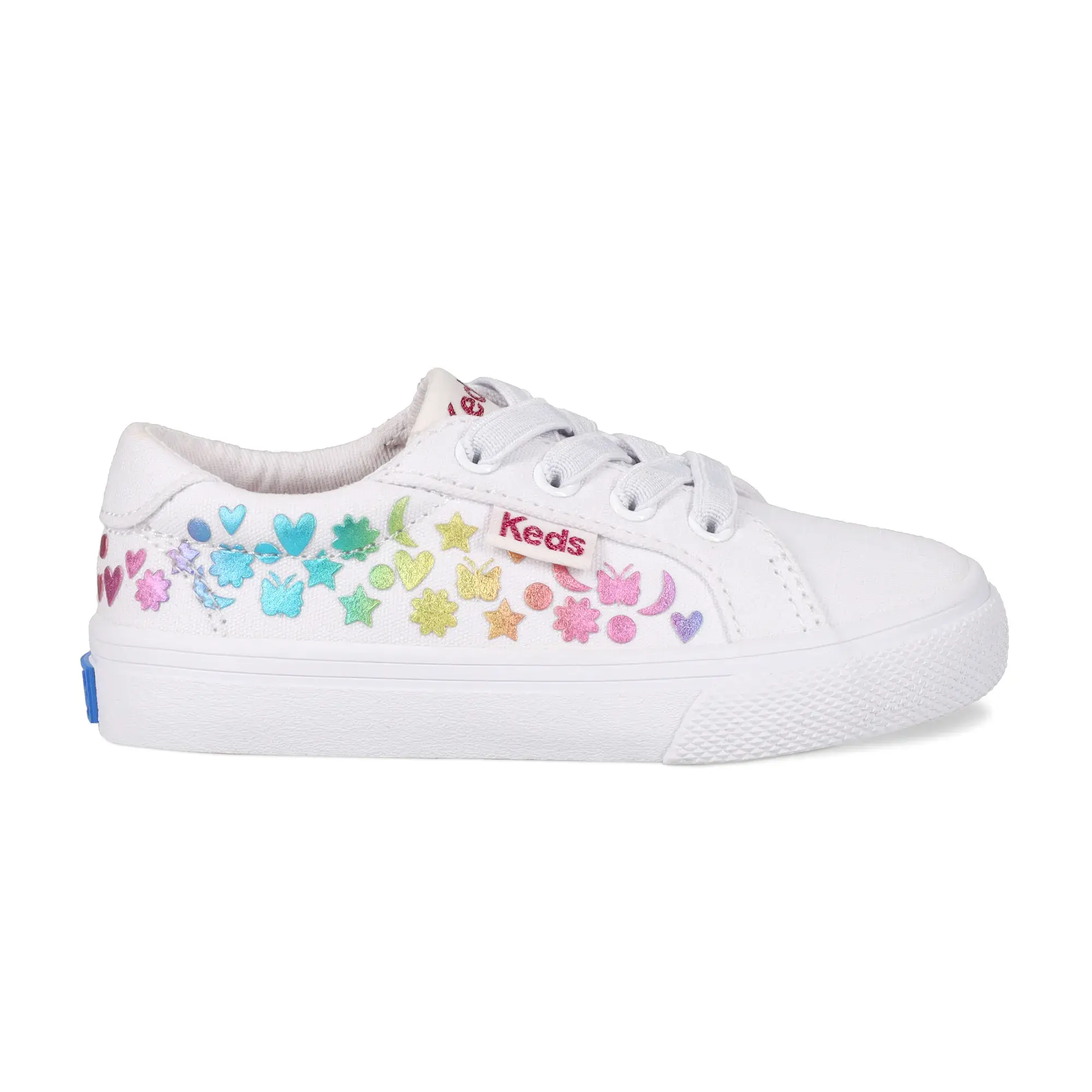 Little Kids Jump Kick Studded Foil Slip On