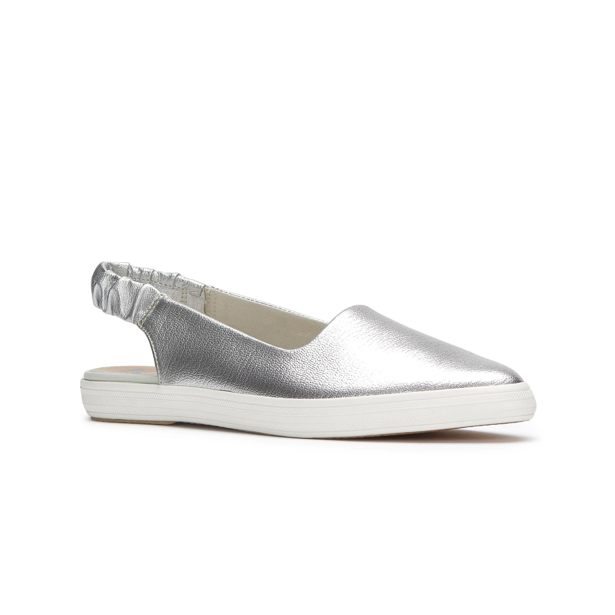 Point Slingback Washed Metallic Leather - Image 3