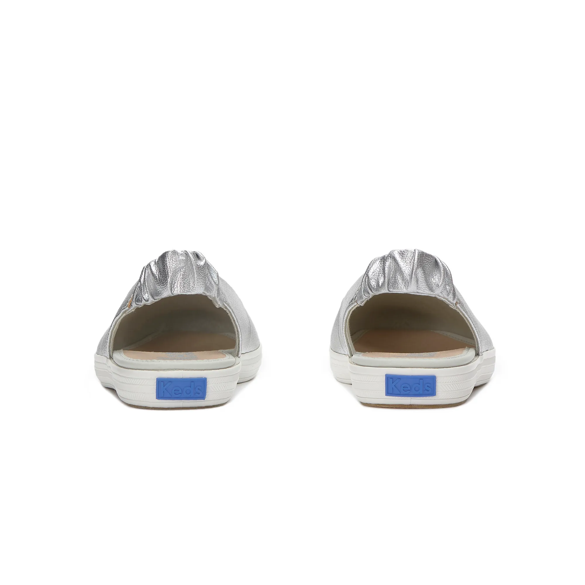 Point Slingback Washed Metallic Leather - Image 6