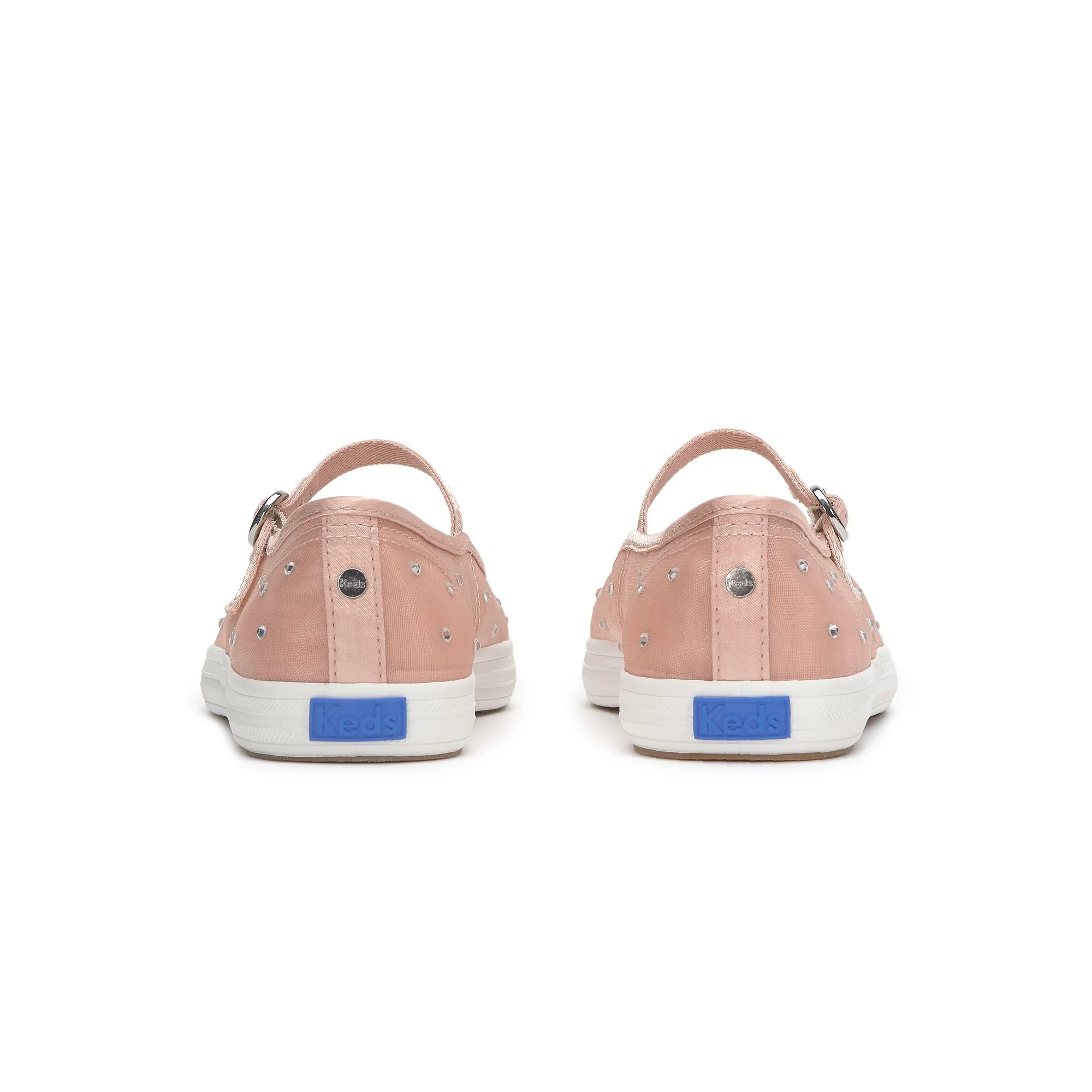 Square Toe Mary Jane Sheer Mesh Jewels - Image 8