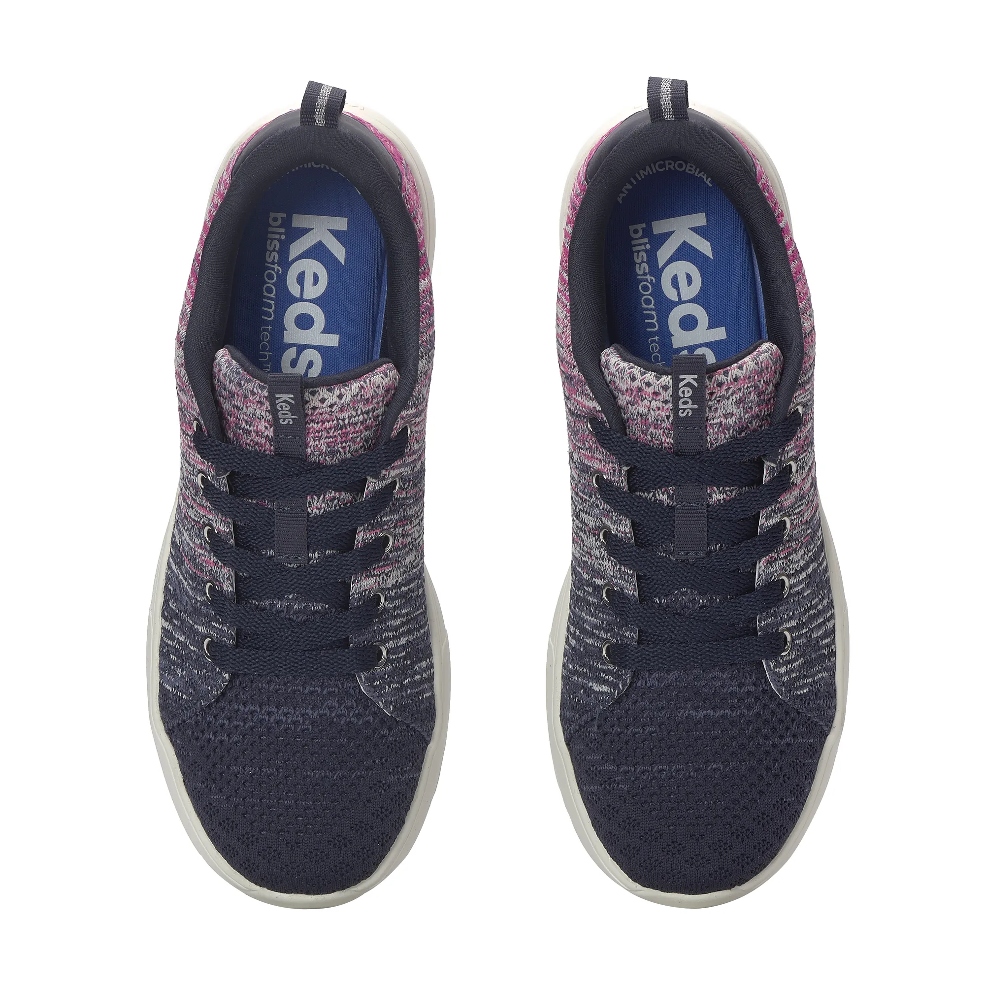 BlissWalk Ombre Knit Lace Up - Image 10