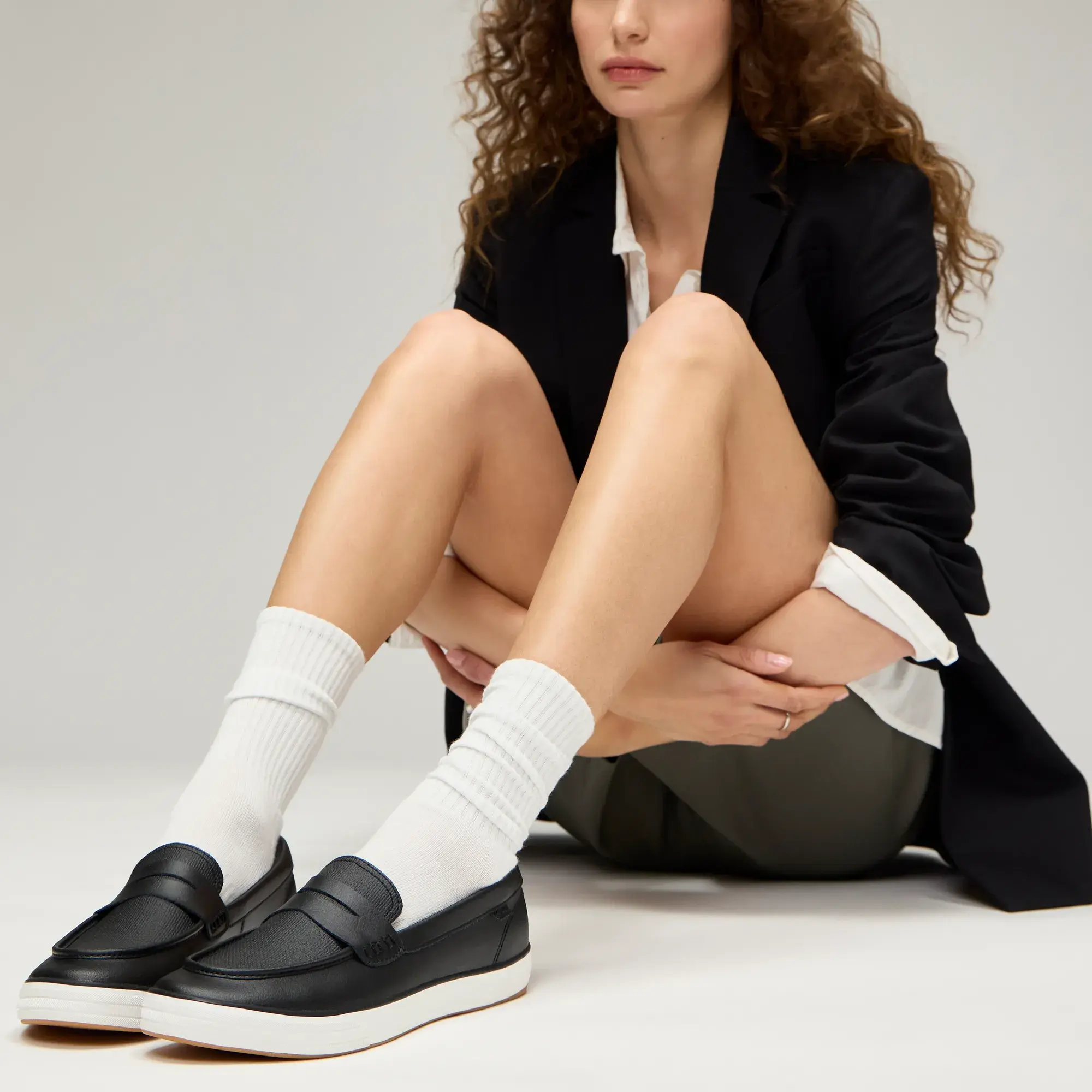 Center III Leather Loafer - Image 2