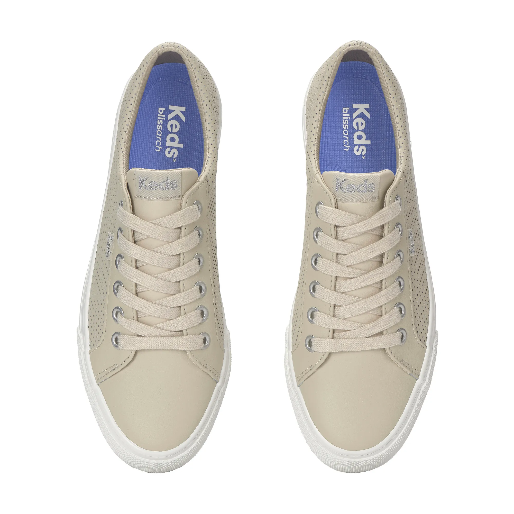 Jump Kick Perforated Leather Lace Up - Image 3