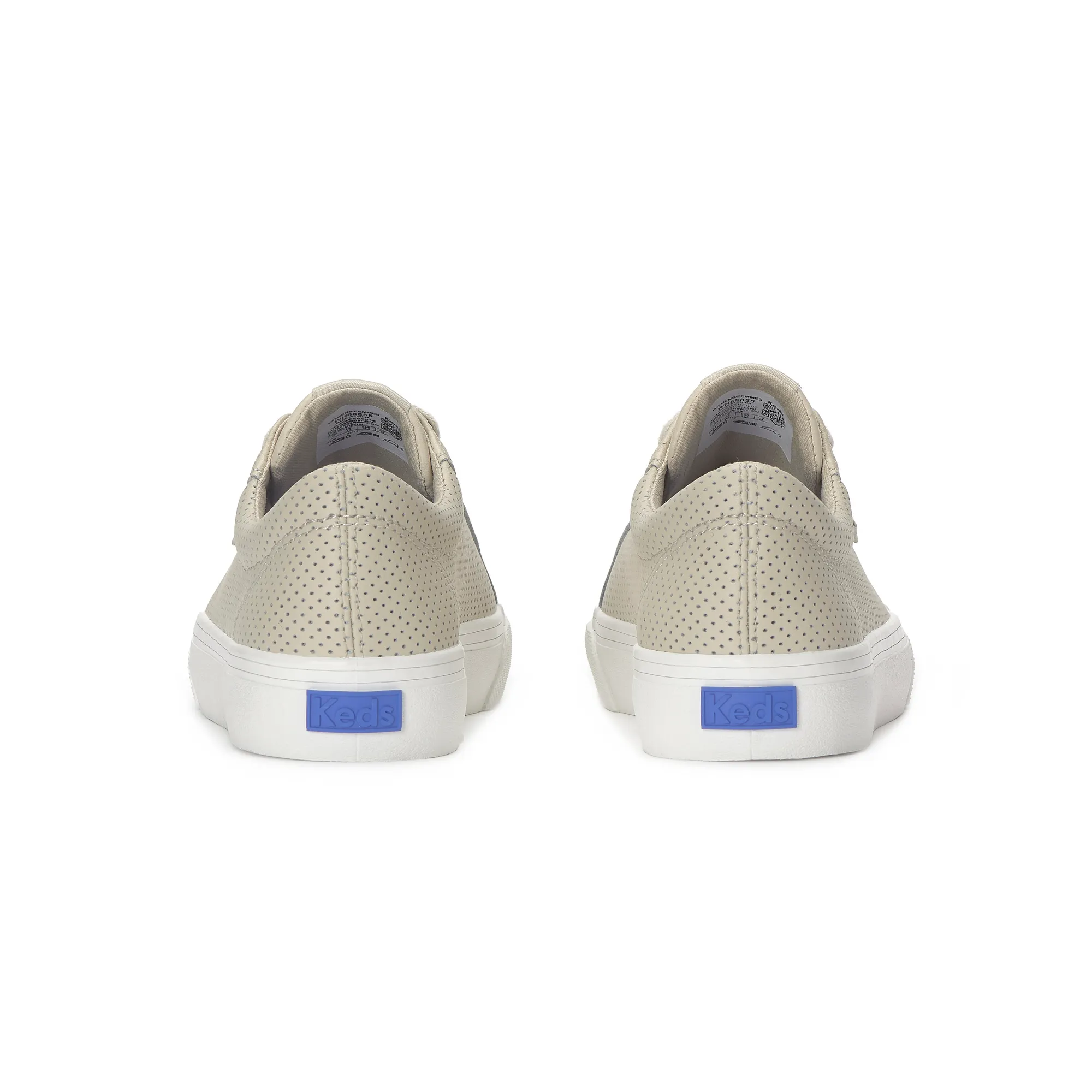 Jump Kick Perforated Leather Lace Up - Image 5