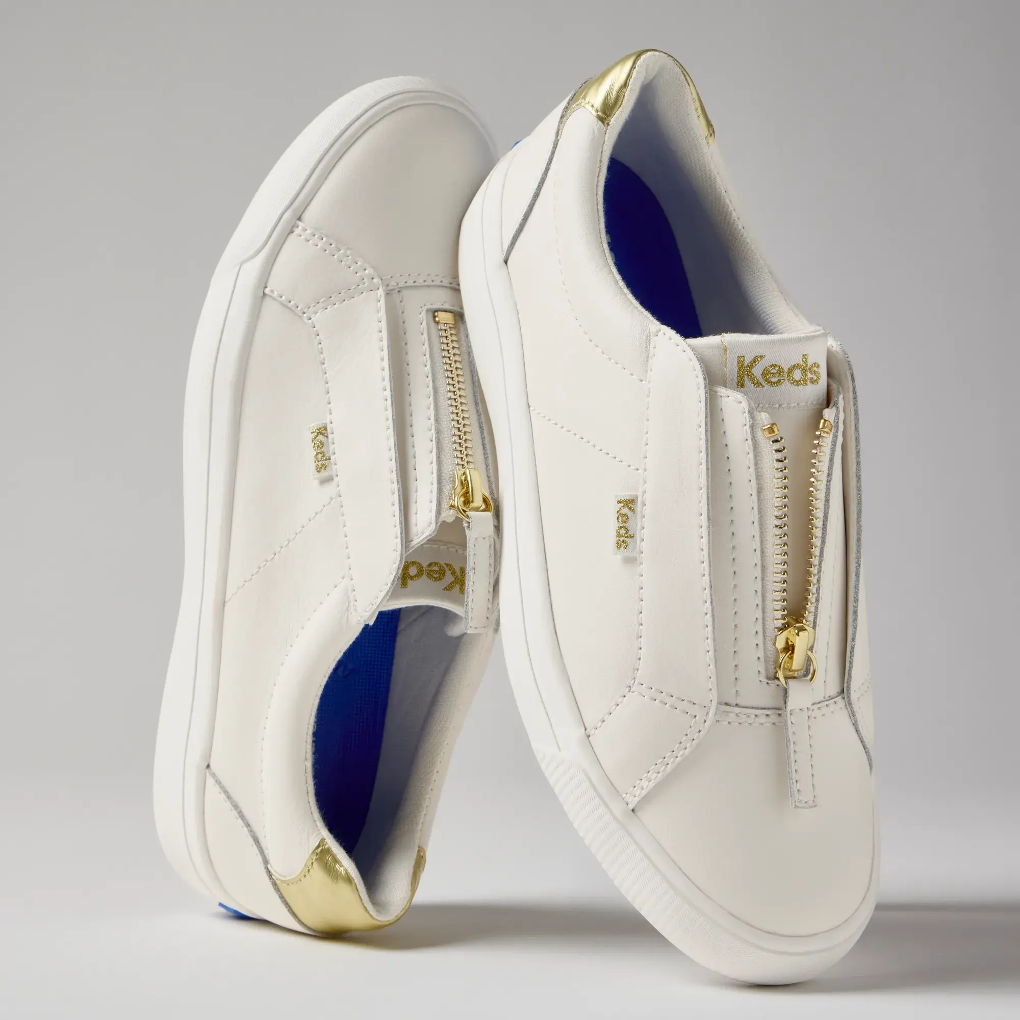 Pursuit Zip Leather Metallic Heel - Image 2