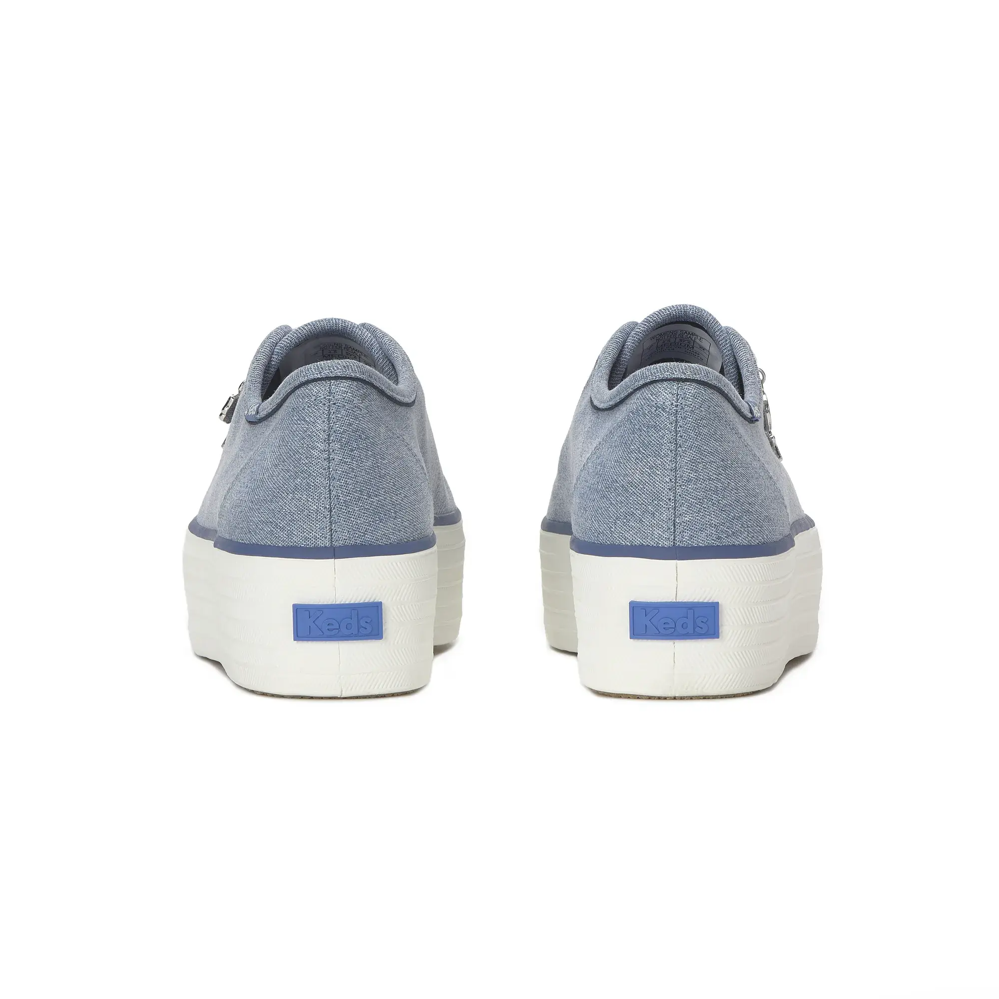 Triple Up Denim Charm Lace Up - Image 5