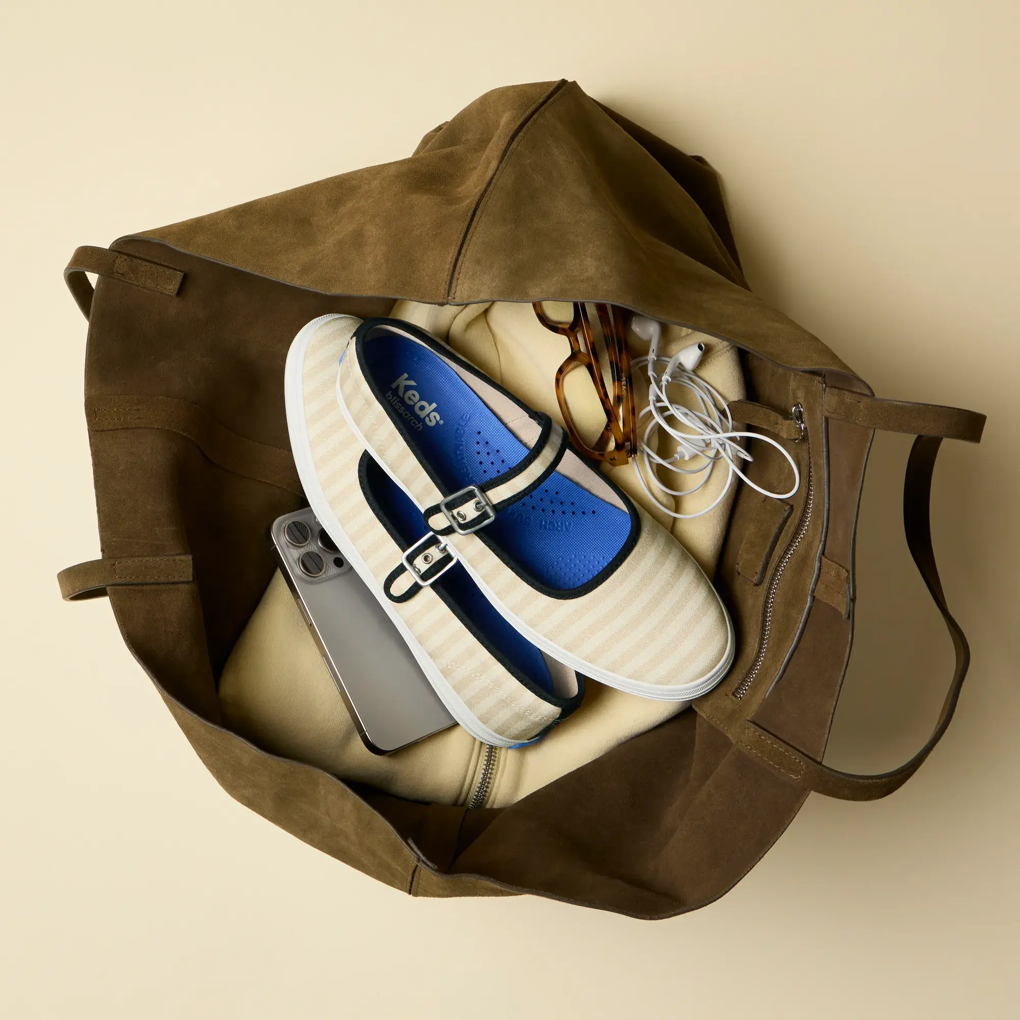 Maisie Mary Jane Printed Stripe Twill - Image 2