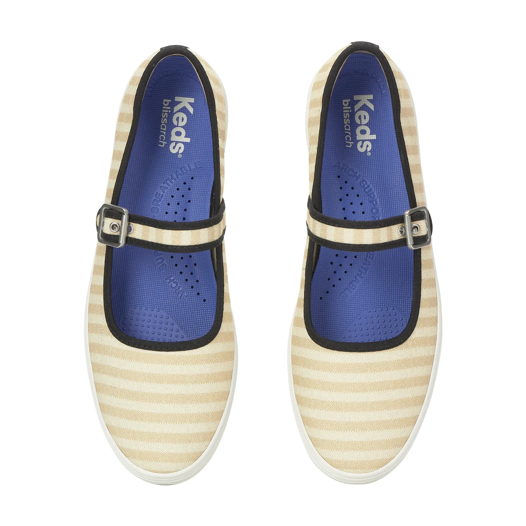 Maisie Mary Jane Printed Stripe Twill - Image 4