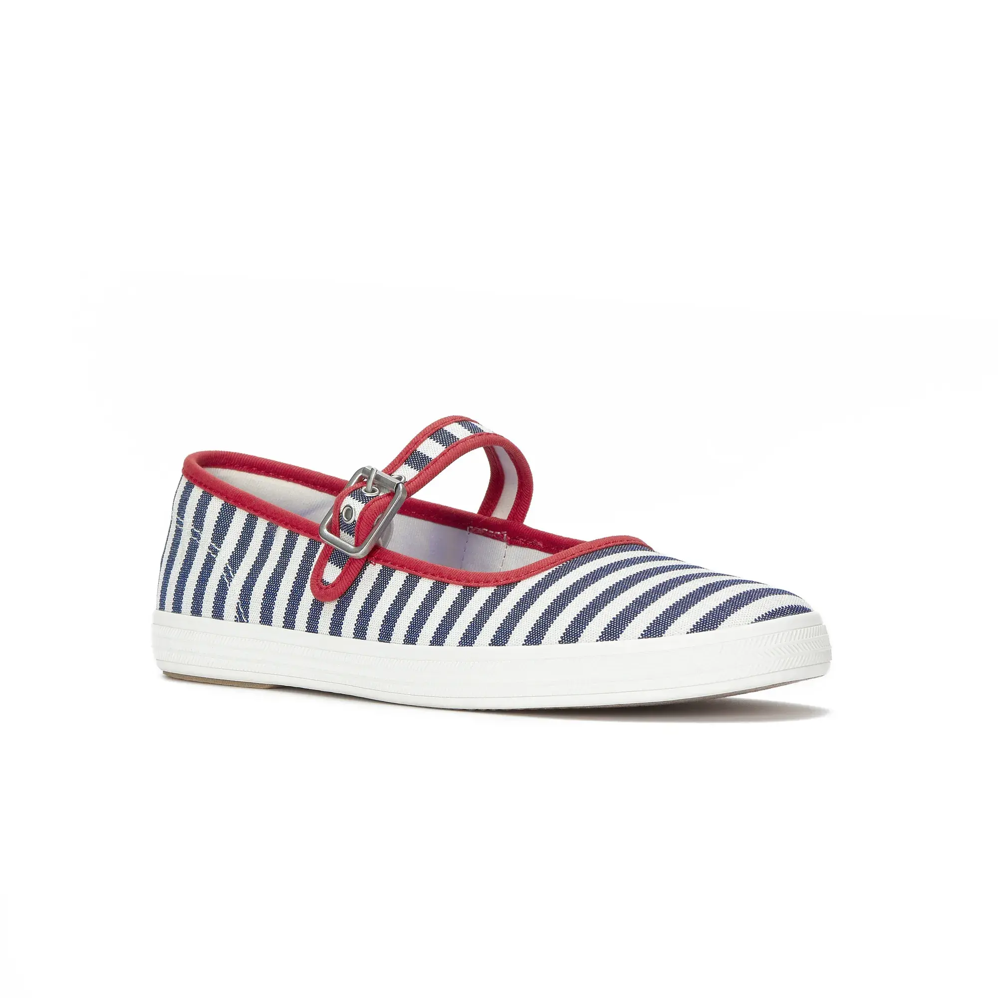 Maisie Mary Jane Printed Stripe Twill - Image 9