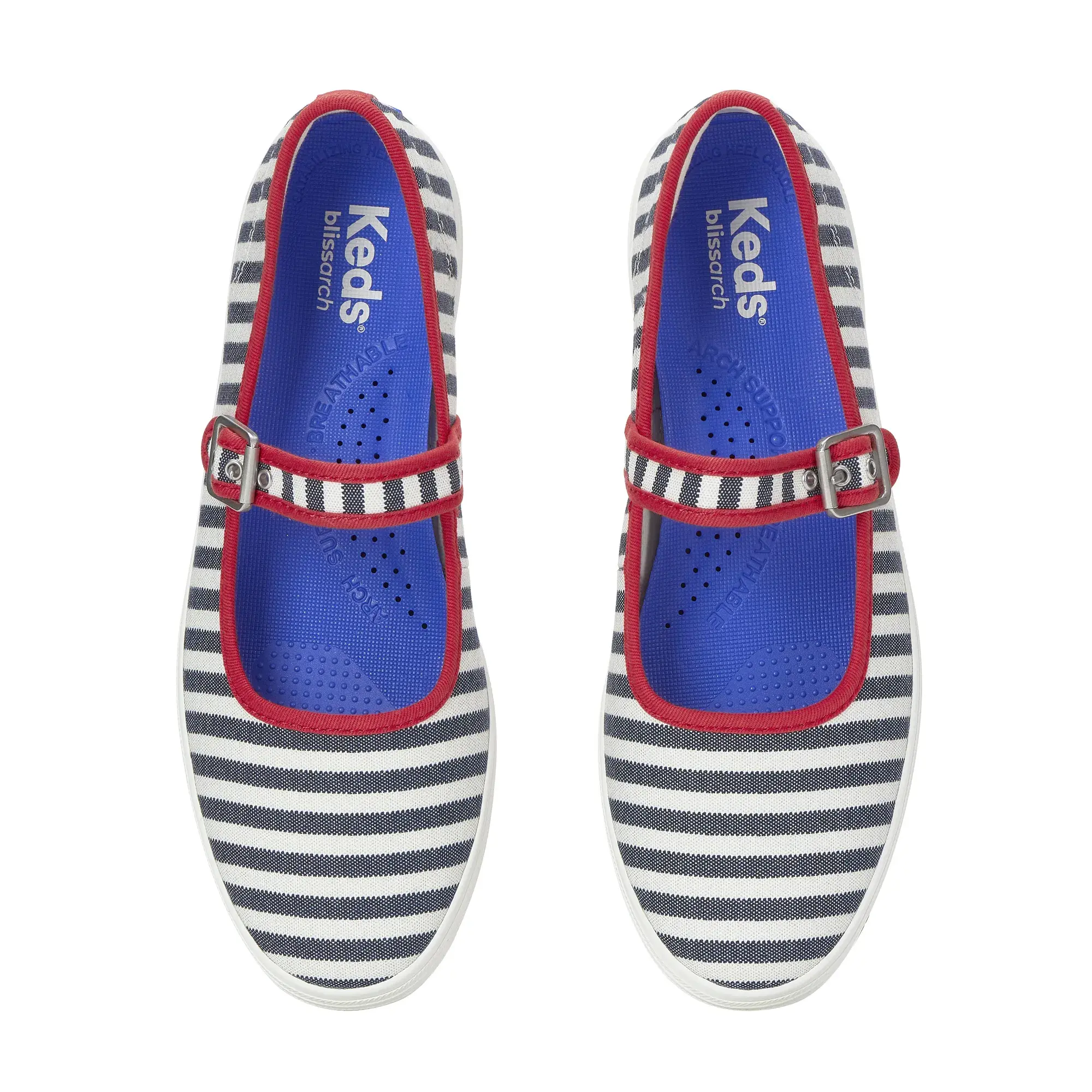 Maisie Mary Jane Printed Stripe Twill - Image 10