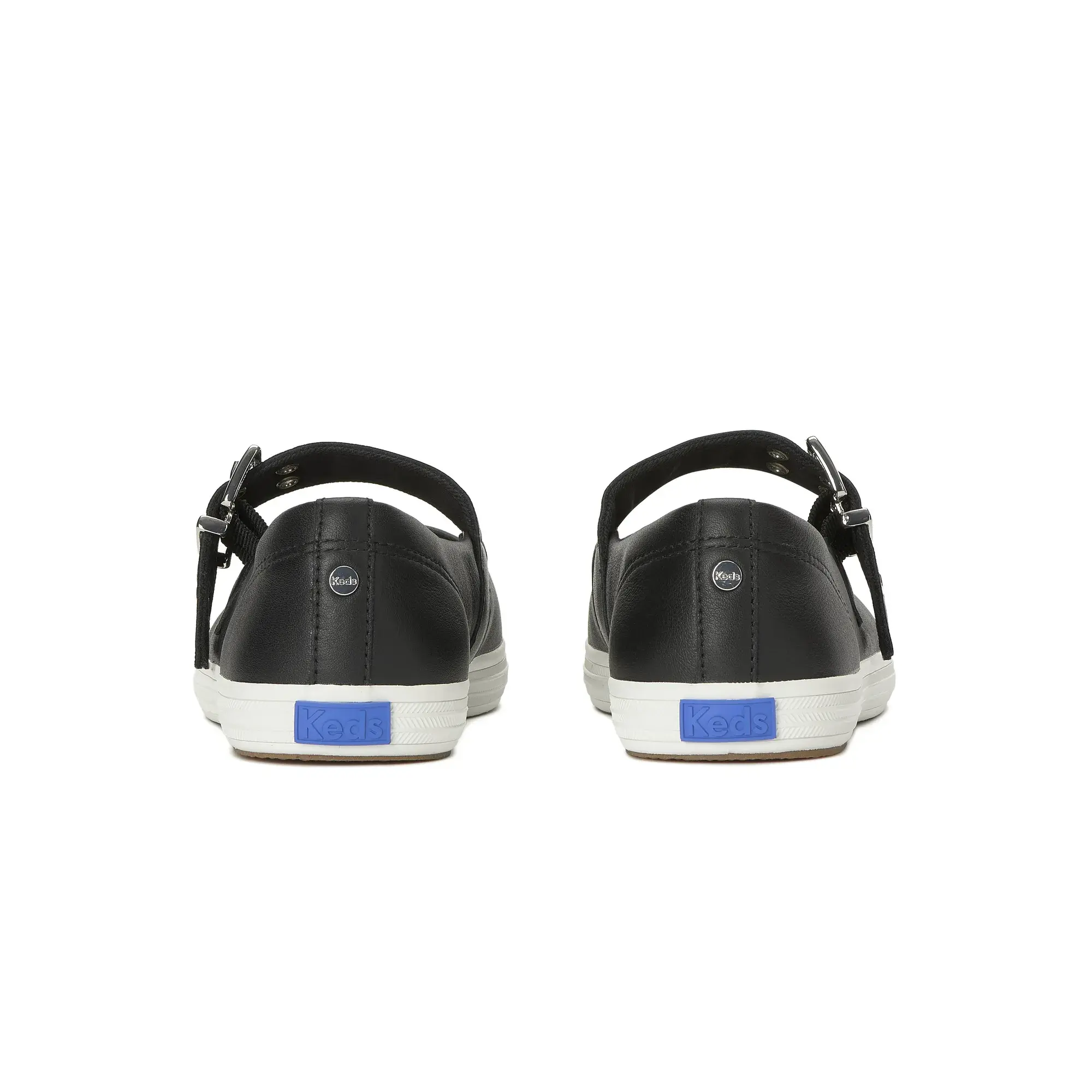 Square Toe Mary Jane Leather Grommet Buckle - Image 6