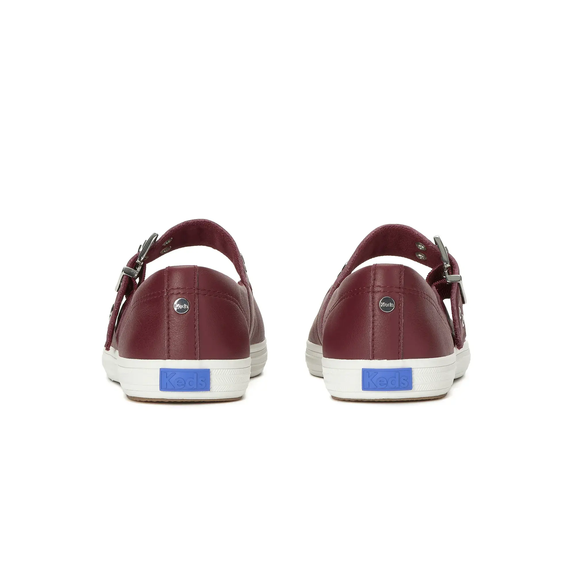 Square Toe Mary Jane Leather Grommet Buckle - Image 18