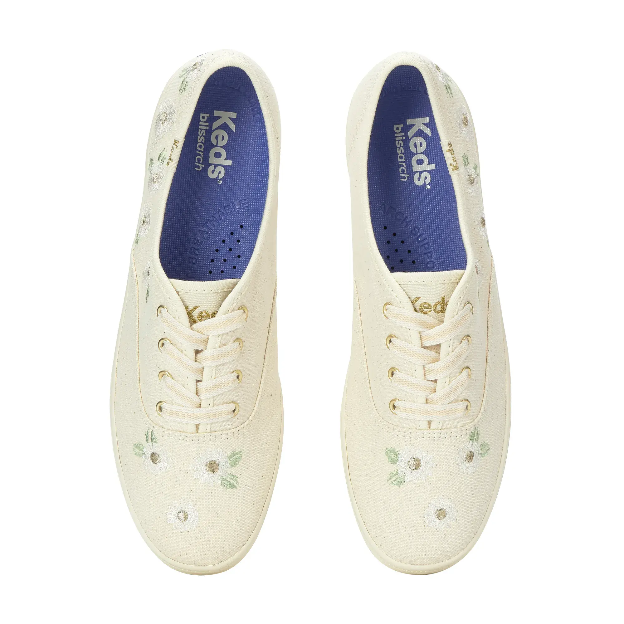 Champion Canvas Floral Embroidery Lace-Up - Image 4