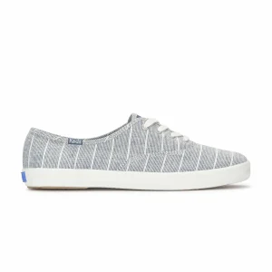Champion Chambray Lurex Stripe Lace-Up