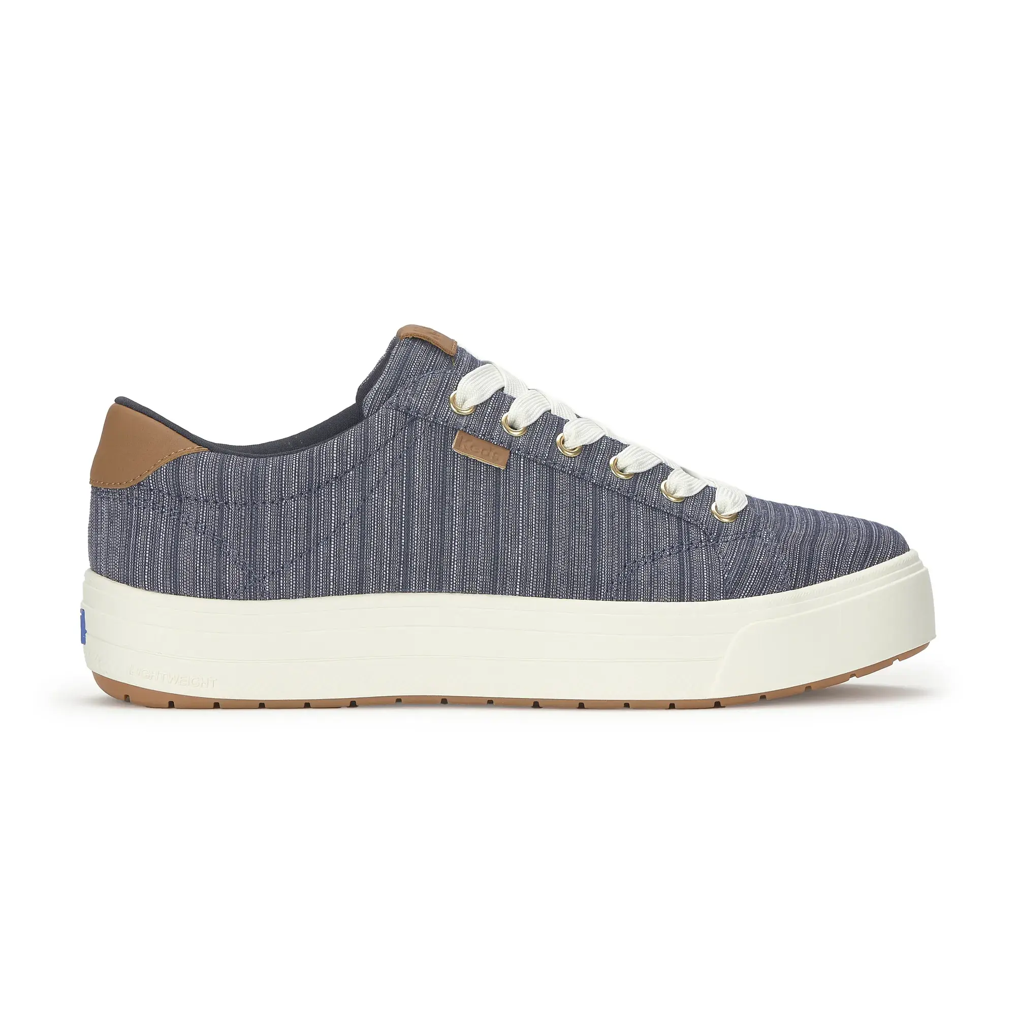 Park Stripe Chambray Lace-Up
