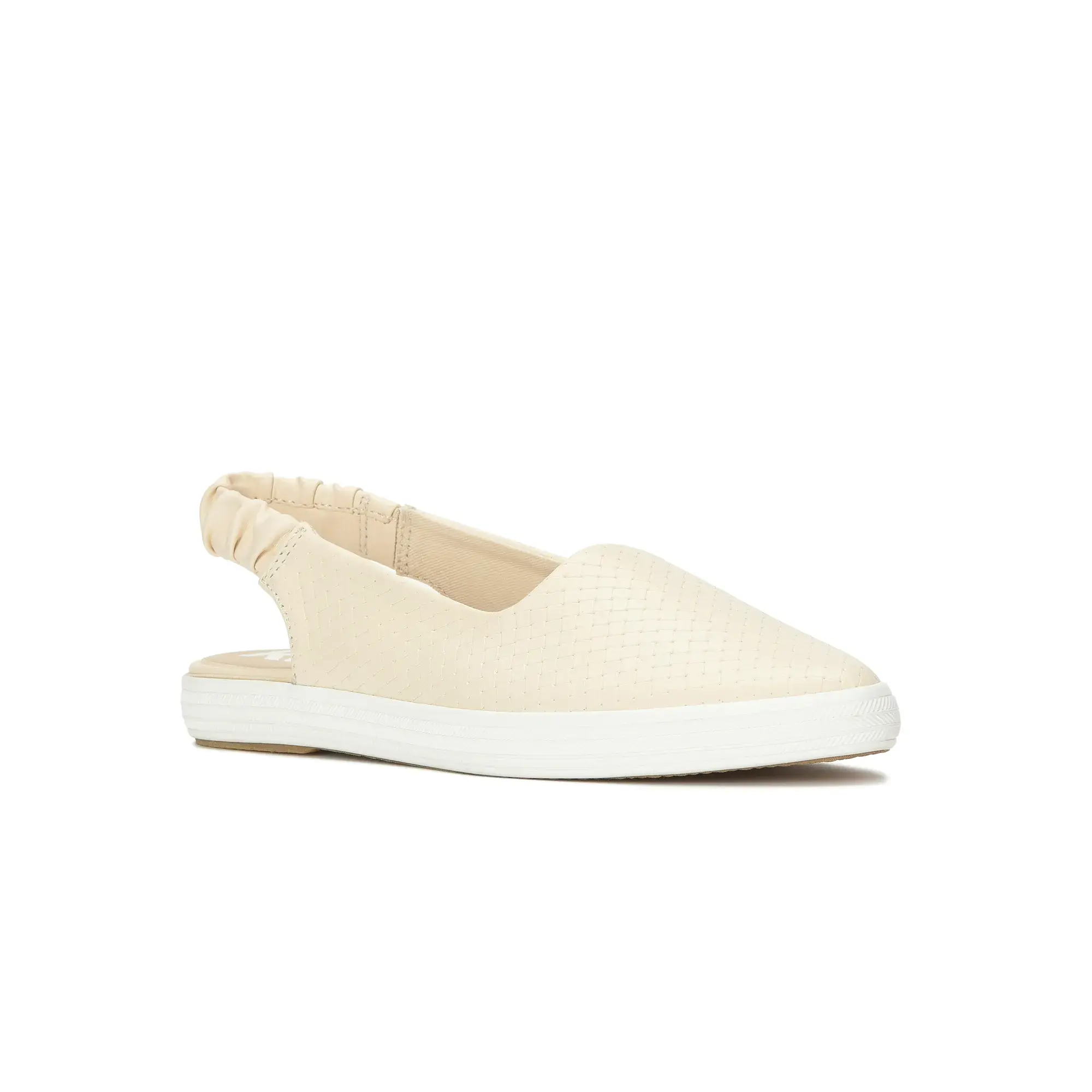 Point Slingback Basketweave Emboss Leather - Image 2