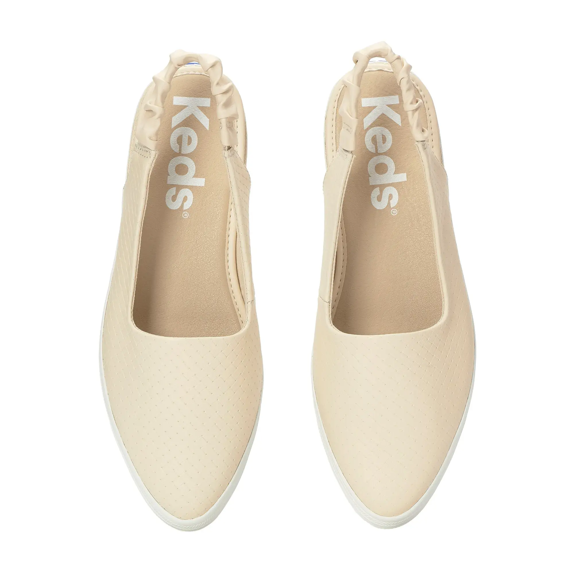 Point Slingback Basketweave Emboss Leather - Image 3
