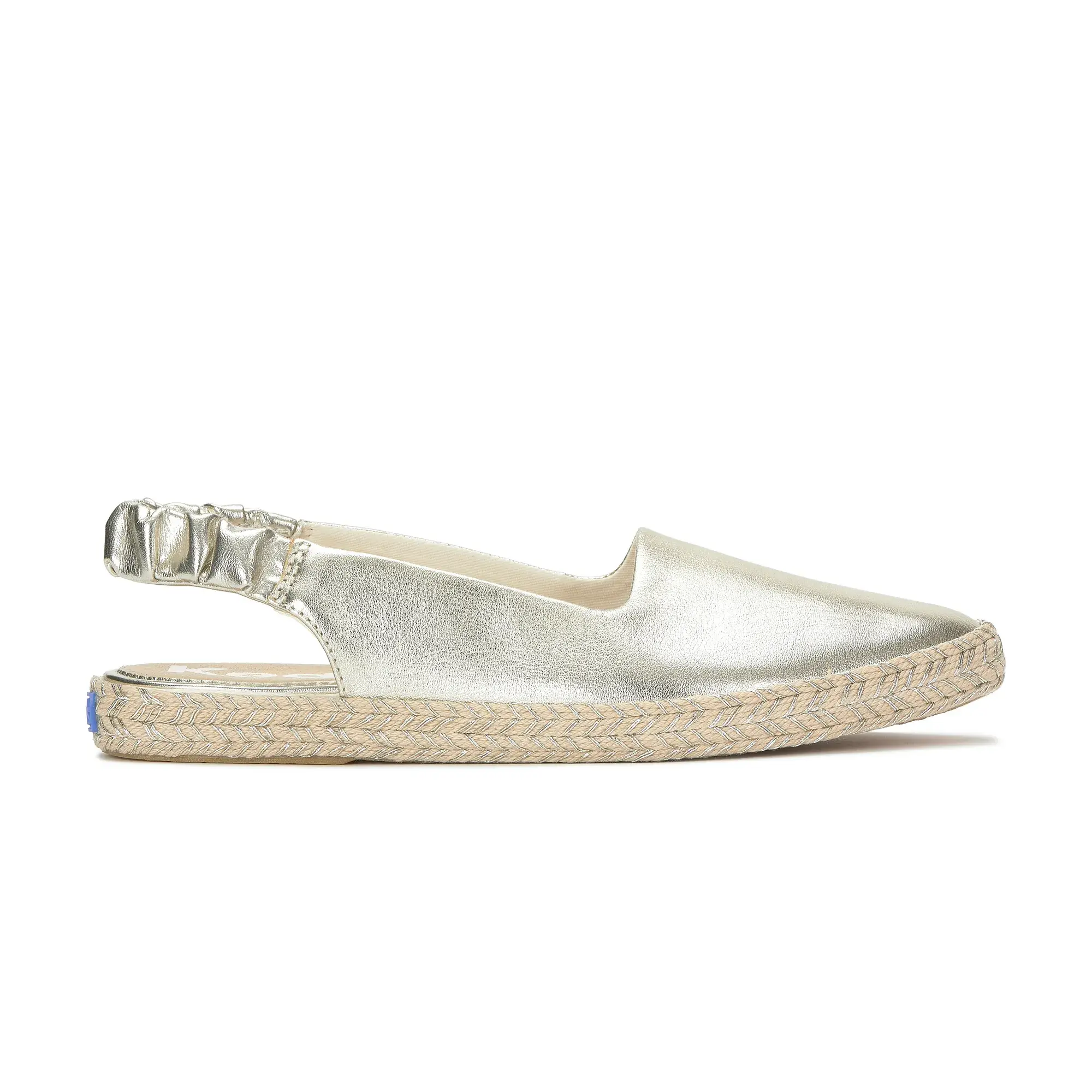 Point Slingback Metallic Leather Jute Foxing - Image 7