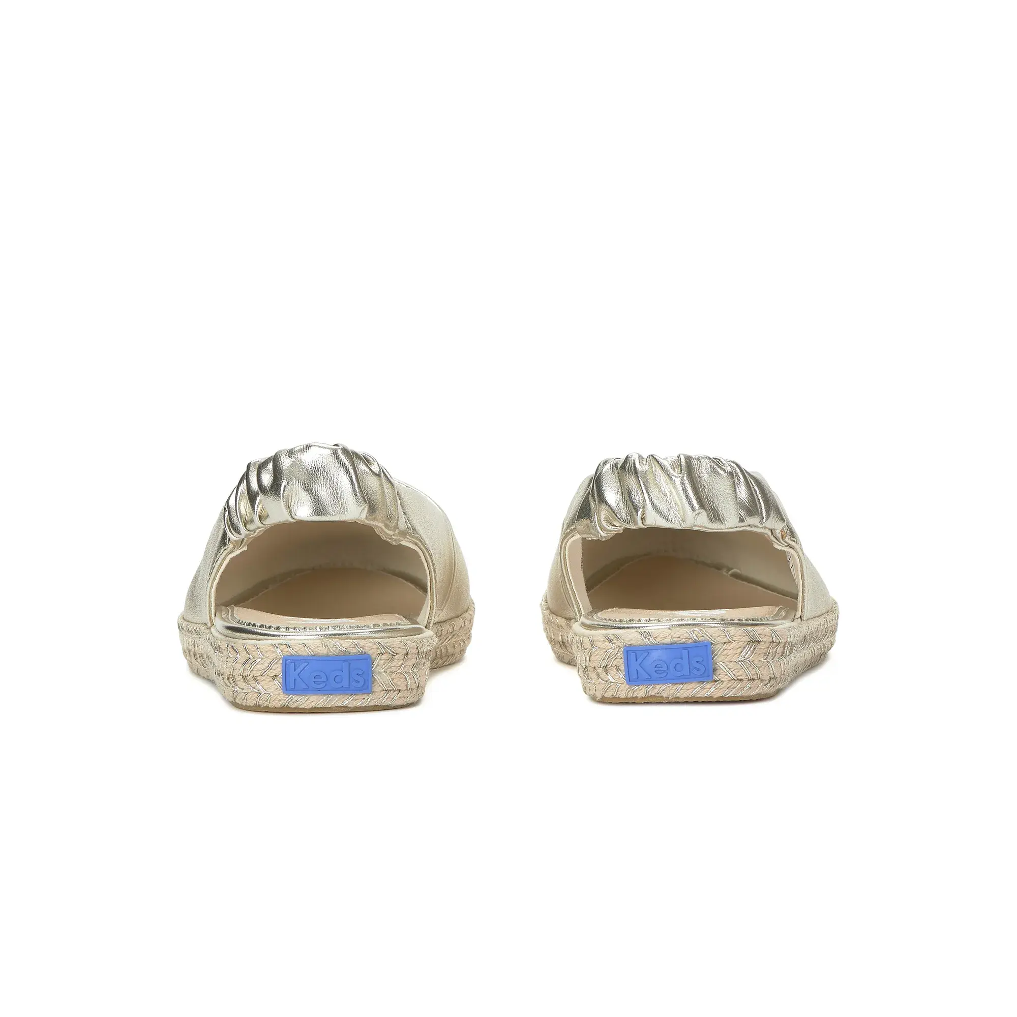 Point Slingback Metallic Leather Jute Foxing - Image 12