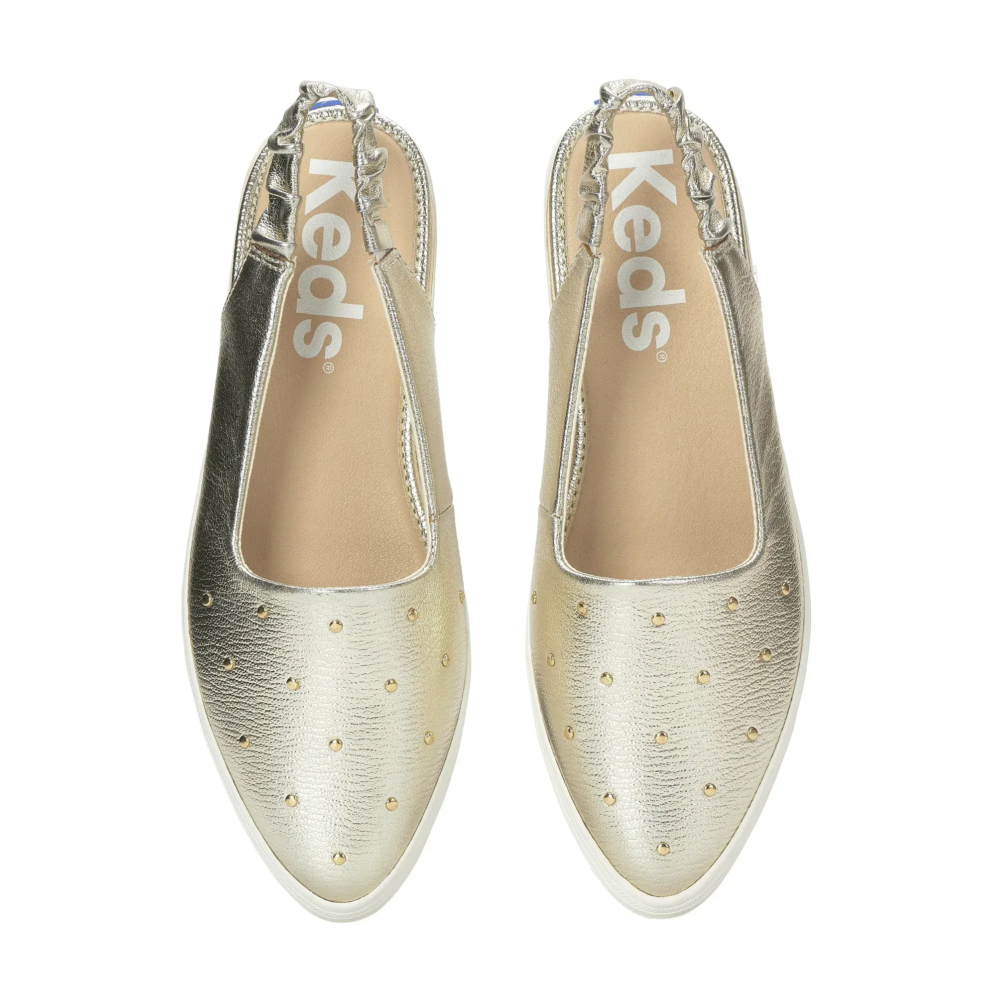 Point Slingback Leather Studs - Image 4