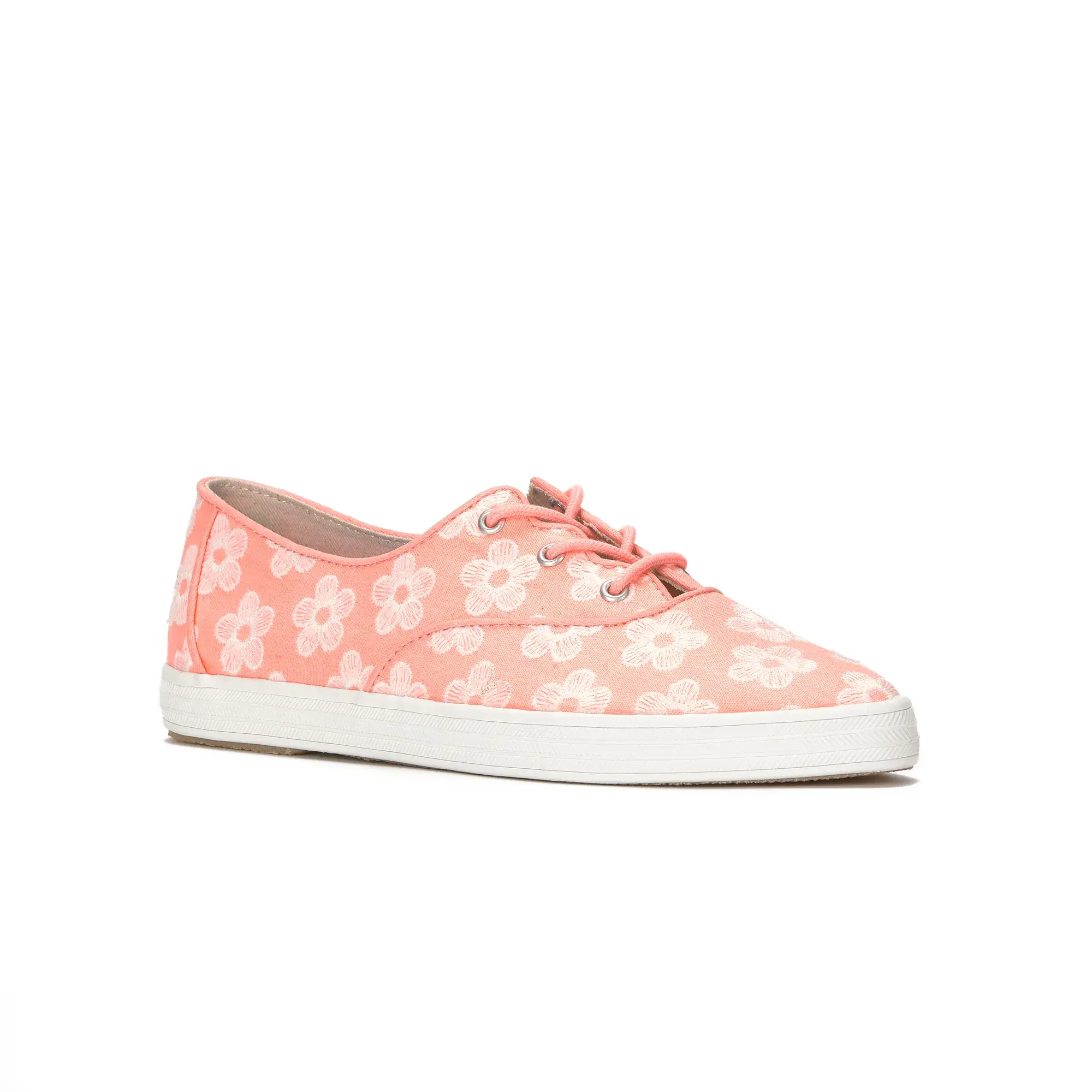 Champion Point Low Wave Canvas Floral Embroidery Lace-Up - Image 2