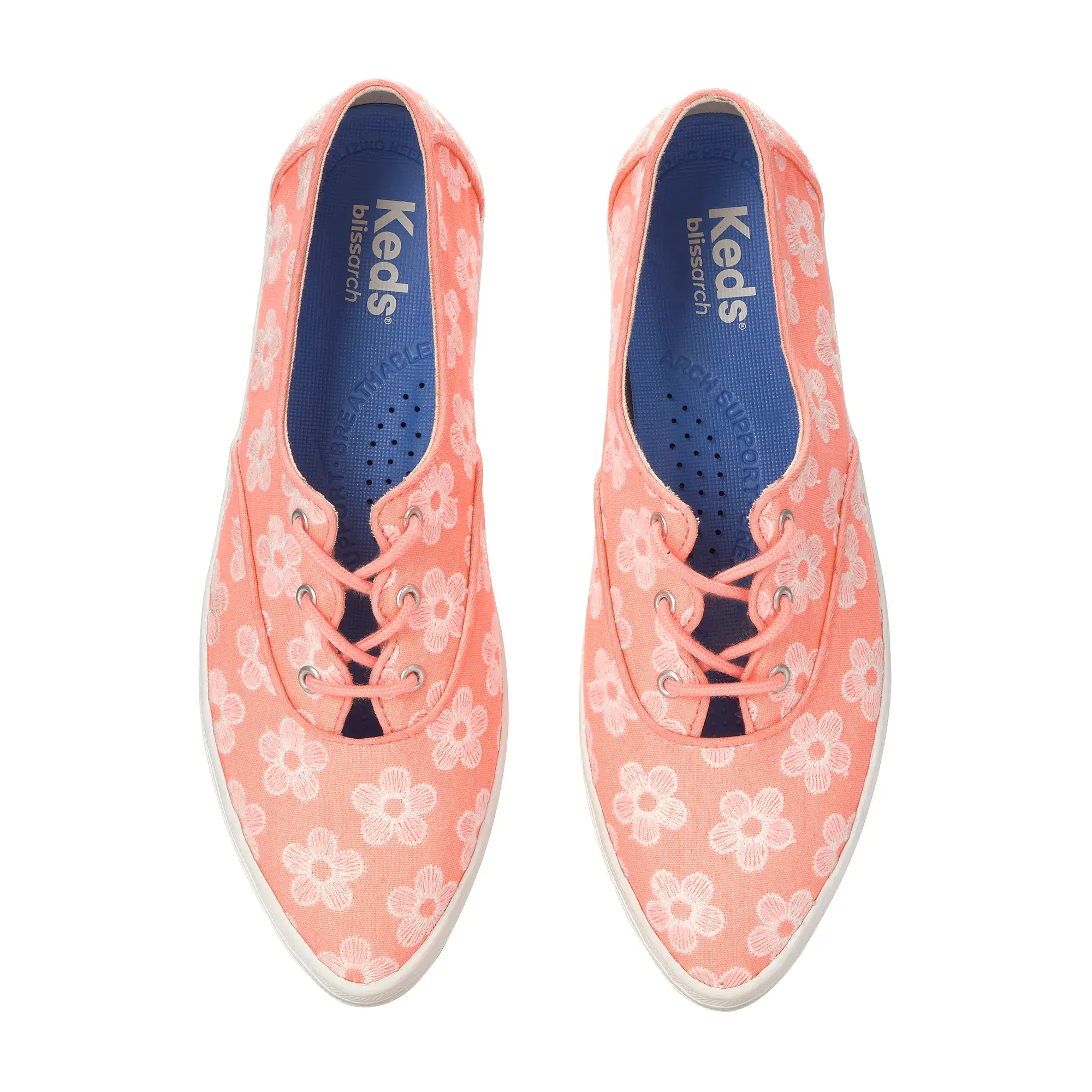 Champion Point Low Wave Canvas Floral Embroidery Lace-Up - Image 3