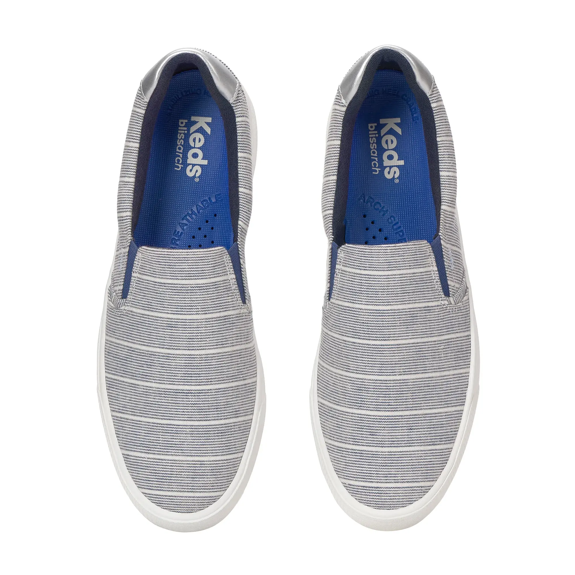 Pursuit Chambray Lurex Stripe Slip-On - Image 3