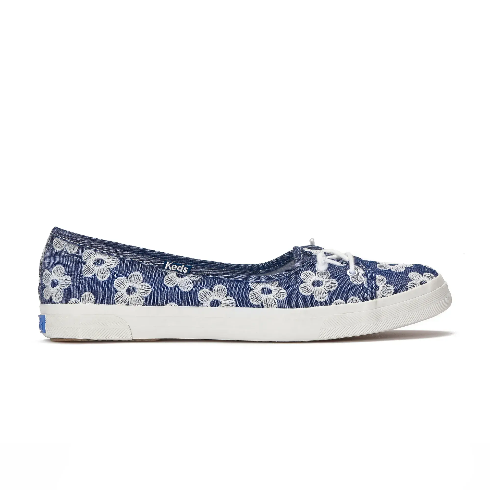 Rillax Champ Mini Chambray Floral Embroidery Slip-On