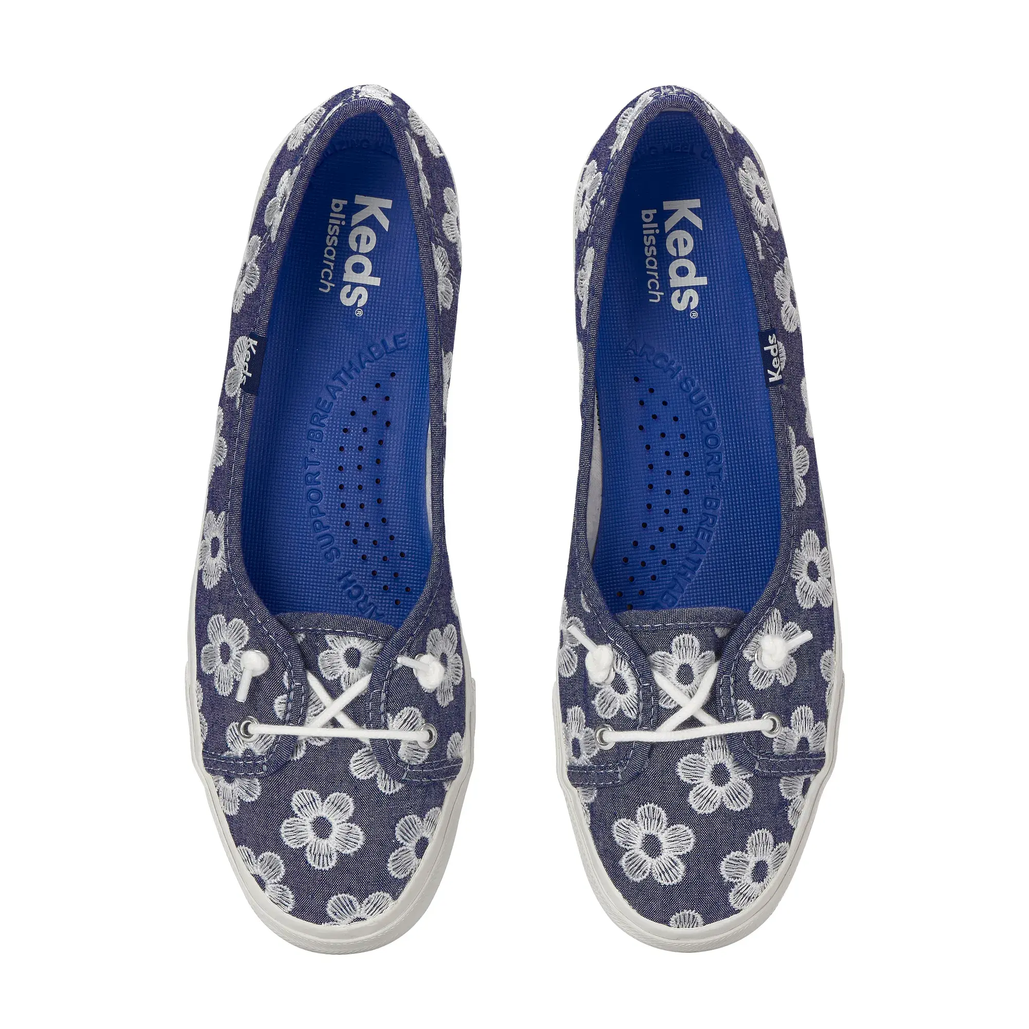 Rillax Champ Mini Chambray Floral Embroidery Slip-On - Image 3
