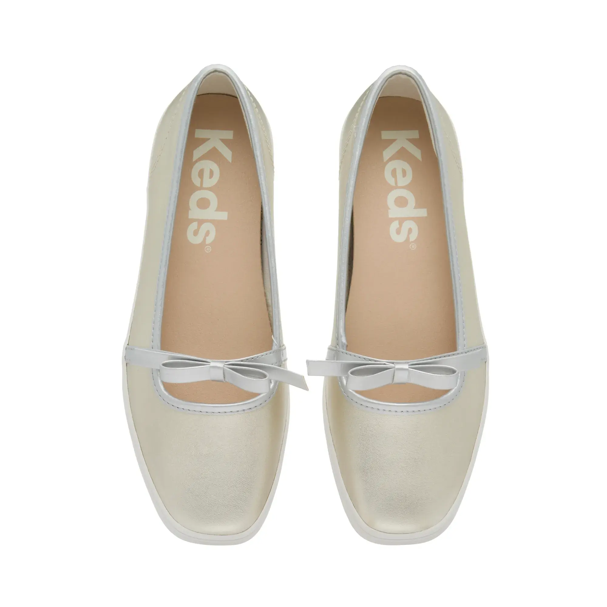 Square Toe Mary Jane Leather Mini Bow - Image 4