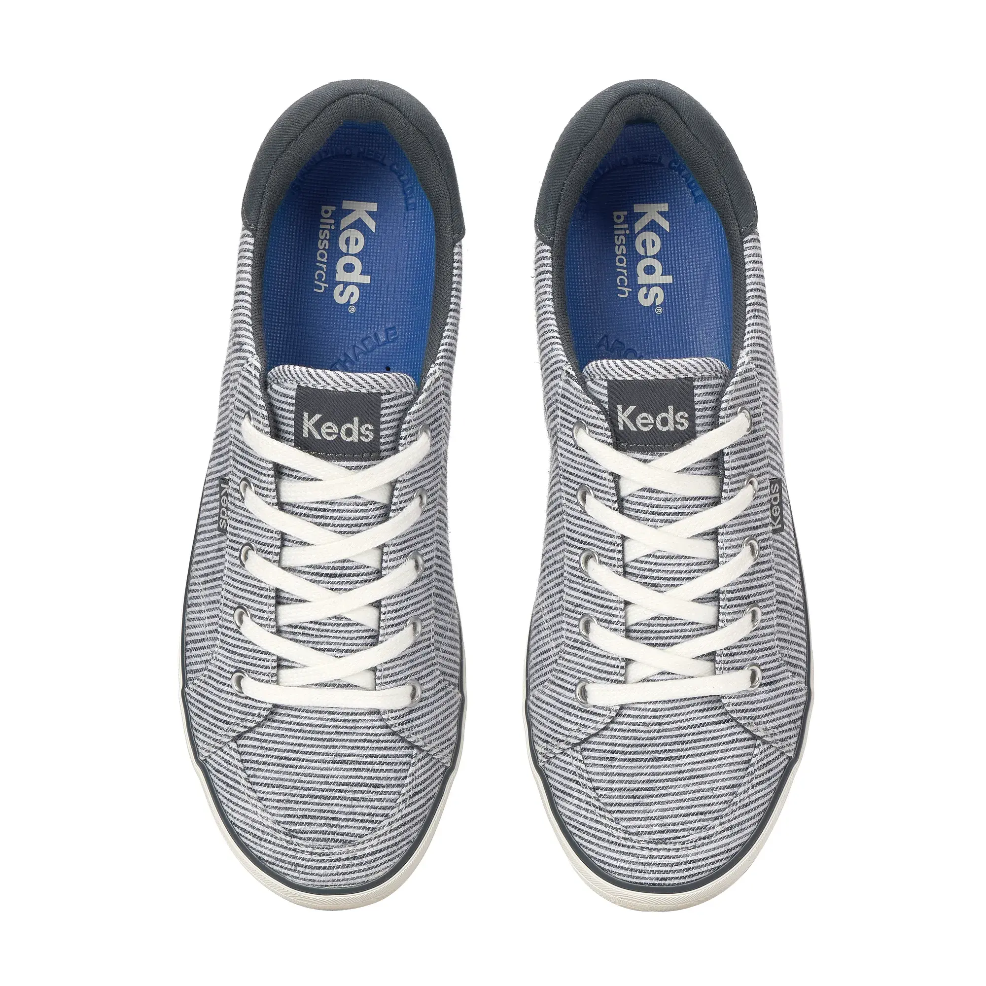 Center III Stripe Textile Lace-Up - Image 3