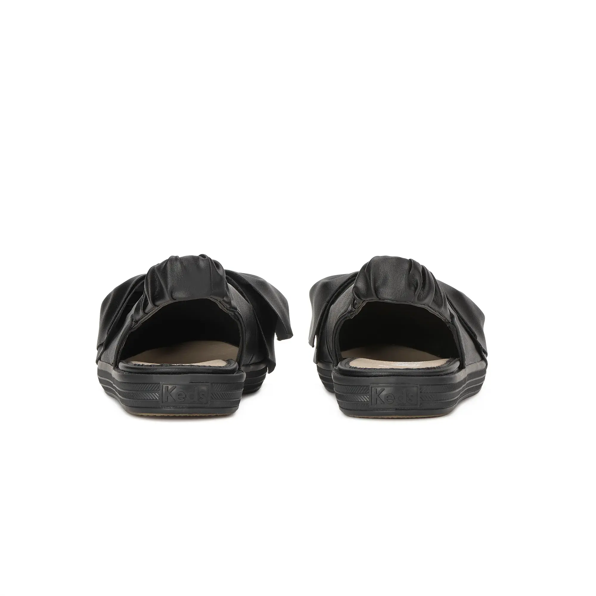 Point Slingback Leather Bow - Image 5